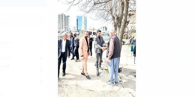 Yeniden Refah Partisi Yenişehir Adayı Yıldırım İplik Mahallesi esnafını ziyaret etti